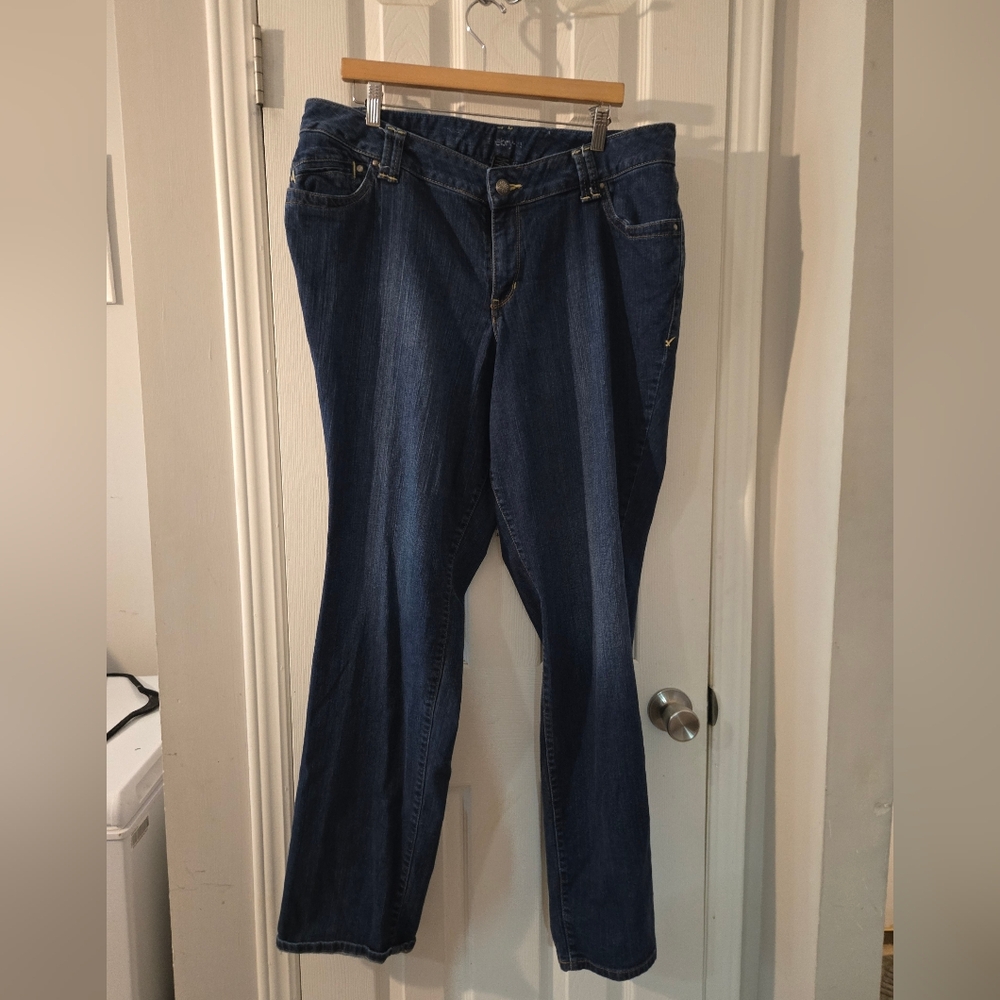 Lane Bryant Dark Blue Boot Cut Jeans